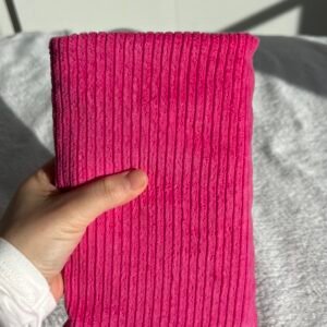 Housse de livre velours fuchsia